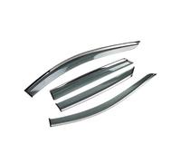 Sun Visors 4x Car Windows Visors For Peugeot 207 2006-2014 Awnings Sun Rain Protector Shades Guard Deflector Windshied Accessories Wind Deflectors