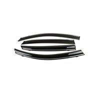 Sun Visors For Civic Door Rain Guards PC Material Set Of 4 With Chrome Trim Reduce Wind Turbulence(2021 tenth generation)