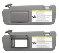 Sun Visors Sun Visor For Toyota For Highlander 2014-2019 Sunvisor 74320-0E074-A0 74310-0E074-A0 Car Sunshade Left & Right Sunshade Car Visor(Gray 1 Pair)