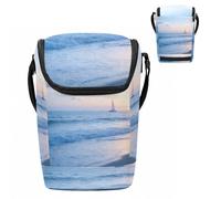 Sun-Warped Boardwalk Leak-Proof Stand-Up Lunch Box Cooler Bag for Work, School & Picnic