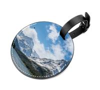 Sun-Warped Timber Tear-Resistant Luggage Tag with Concealed Information Card