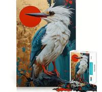 Sun with Kingfisher Art 1000 Piece Jigsaw Puzzle for Teenagers Recall Upgrade Calm Mind Clear Cut Art Collectible 38x26cm