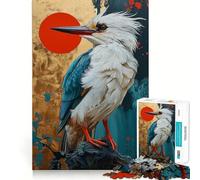 Sun with Kingfisher Art 1000 Piece Jigsaw Puzzles for Adults Memory Boost Family Joy Pattern Assembly Santa Wish Pick 50x75cm