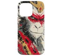 Sun Wukong Monkey King Fierce Modern Japanese Art Gift Case for iPhone 14 Pro Max