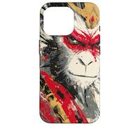 Sun Wukong Monkey King Fierce Modern Japanese Art Gift Case for iPhone 16 Pro
