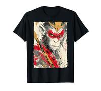 Sun Wukong Monkey King Fierce Modern Japanese Art Gift T-Shirt