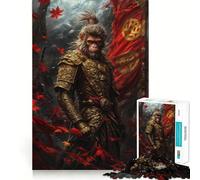 Sun Wukong The Monkey King 1000 Piece Jigsaw Puzzle for Teenagers Mind Game Toy Stress Release Neat Cut Artistic Gift 38x52cm