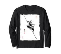Sun Wukong The Monkey King Chinese Mythology Vintage Art Long Sleeve T-Shirt