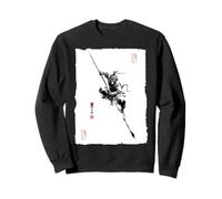 Sun Wukong The Monkey King Chinese Mythology Vintage Art Sweatshirt
