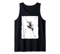 Sun Wukong The Monkey King Chinese Mythology Vintage Art Tank Top