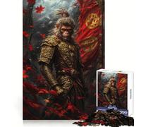 Sun Wukong The Monkey King Jigsaw 1000 Pieces for Teenagers Logic Boost Toy Calming Play Premium Edge Art Collectible 50x75cm