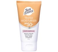 Sun Zapper BB Cream Tinted Sunscreen - SPF 50+ Moisturizer with Aloe Vera Kakadu Plum Jojoba Vitamin E - Light/Medium Shade - 50mL (1.69oz) -