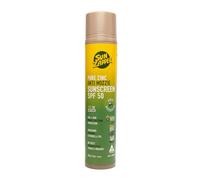 Sun Zapper Pure Zinc Anti Mosquito Repellent Sun Cream SPF 50 - 100g Anti Insect & Mosquito Tinted Natural Sunscreen with no DEET, Made in Australia