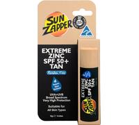 Sun Zapper Zinc Stick Tan - Tinted Light Skin Tone Sunblock Stick 12g