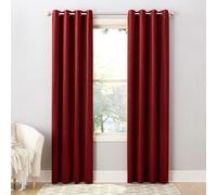 Sun Zero Barrow Energy Efficient Grommet Curtain Panel Pair 54" x 95"