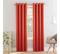 Sun Zero Barrow Energy Efficient Grommet Curtain Single Panel