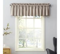 Sun Zero Barrow Energy Efficient Rod Pocket Curtain Valance Pair 54" x 18"