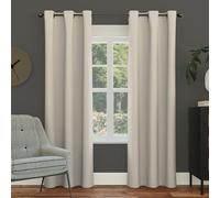 Sun Zero Easton Energy Saving Blackout Grommet Curtain Panel, 40" x 63", Pearl