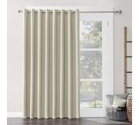 Sun Zero Easton Extra-Wide Blackout Grommet Sliding Patio Door Curtain Panel,100" x 84"