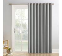 Sun Zero Easton Extra-Wide Blackout Grommet Sliding Patio Door Curtain Panel