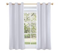 Sun Zero Riley Kids Bedroom Blackout Grommet Curtain Panel, 40" x 63", White