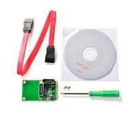 Sun3drucker Mini PCI-E PCI Express to 2-Port SATA 3.0 III 6Gb/s Expansion Card Single Chip Converter Adapter