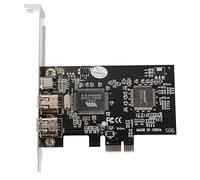 Sun3drucker PCI-E Express FireWire 1394a 1-Lane iLINK IEEE1394 Expansion Controller Adapter Card for Desktop PC