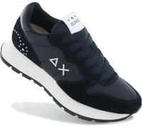 SUN68, Ally Studs, Suede Nylon, Fashion Casual Sneakers Studs