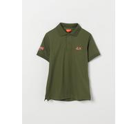 SUN68 Cotton Polo Shirt with Logo - Size: 14 - male