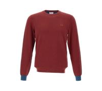 Sun68 elbow-patch ribbed-cuff sweater - Red XL