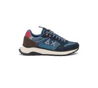 SUN68 Fire & Camping Z45130 Men's Trainers, Navy Blue, 8.5 UK