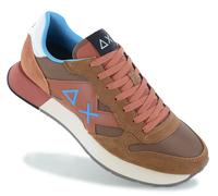 SUN68 Jaki 2.0 Solid Men's Trainers Shoes Brown Textile Suede Z36115-36 NEW