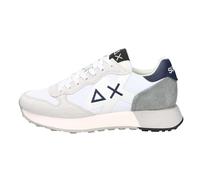 SUN68 Jaki Solid Shoes Code Z45113-01 White Men's, White, 8.5 UK