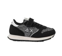SUN68 Sneakers Girl's Ally Glitter Textile (Kid) Z45404K Colour 11 Black, Black, 33 EU