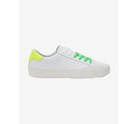 SUN68 Street Leather Shoes white green yellow - 40