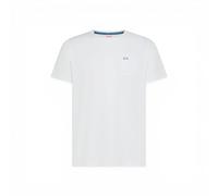 Sun68 T36101 01 Men Pocket Basic S/S T-Shirt, White