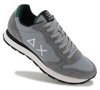 SUN68 Tom Solid Men's Running Trainers Shoes Grey Textile Suede Z46101-34 NEW