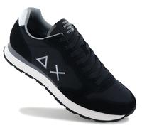 SUN68 Tom Solid Men's Trainers Shoes Black Leather Running Style Z46101-11 NEW