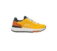 SUN68 Trainers, Yellow and Orange, Rubber Sole, White Laces, lemon tree, 10 UK