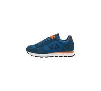 SUN68 Z45101 Men's Low Sneakers Polyester, Medium Blue, 8.5 UK