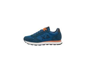 SUN68 Z45101 Men's Low Sneakers Polyester, Medium Blue, 8.5 UK