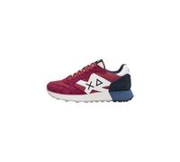 SUN68 Z45113 Men's Low Sneakers Polyester, bordeaux, 8 UK