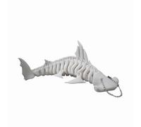sunaeset funny hammerhead shark keychain for men, cool 3d fish key chains charms for handbags, novelty llaveros accessories for backpack, fishing fish gifts for dad