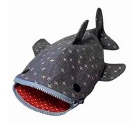 sunaeset Shark Small Pencil Case, Large Capacity Pencil Pouch Coin Purse Zipper Pencil Holder Box Marker Organizer Pen Bag, Cute Pencils Special Office Animal Stationery Supplies Bags For Women