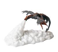 Sunallwell 3D Fire Breathing Night Light - LED Ice Fire Dragon Bedroom Children's Room Table Desk Lamp Volcano Dragon Lamps with USB Rechargeable Feature