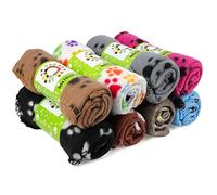 Sunallwell 8 Pack Pet Blankets for Dogs Cats Large Warm Blankets Fleece Comforter Cushion Lightweight Multiple Uses Puppy Washable Sleep Mat Pad Bed Cover for Kitten Puppy Pet Kennels Beds Crate