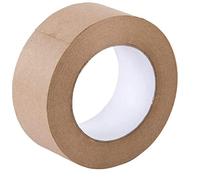 SunaOmni (48mm) - Water Activated Gummed Kraft Paper Tape Masking Tape Painting Premium Brown Framers Tape - 48mm Width X 50m Length - Stretching Paper Tamper Evident