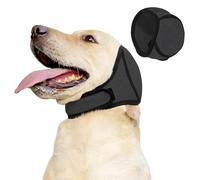 SunaOmni Dog Ear Cover, Adjustable Waterproof No Flap Elastic Quiet Ears for Dogs, Noise Anxiety Relief, Bathing, Grooming, Small Dog Ear Covers for Noise Covers for Bath Quiet Ears for Dogs