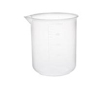 SunaOmni Plastic Beaker Transparent Measuring Cup 500ml Labs Graduated Beaker Without Handle for Scientific Lab Kitchen Liquids Measuring Cup Plastic Beaker Transparent Beaker Measuring Beaker