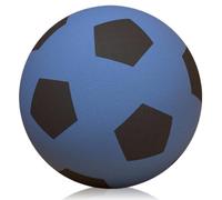 SunaOmni Silent Soccer Ball for Kids Size 5 PU Foam Football Shock Absorption Small Football Lightweight Soft Noise Reduction for Training Kids Toys, Blue Sponge Foam Soccer Ball